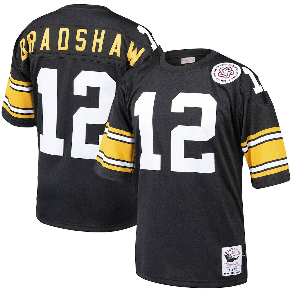 Terry Bradshaw  Authentic Throwback Retired Player Jersey - Pittsburgh Steelers