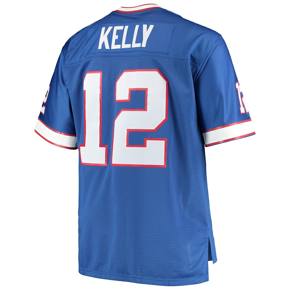 Jim Kelly  Big & Tall 1990 Retired Player Replica Jersey - Buffalo Bills