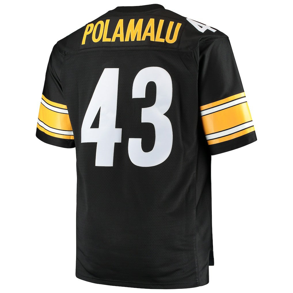 Troy Polamalu  Big & Tall 2005 Retired Player Replica Jersey - Pittsburgh Steelers