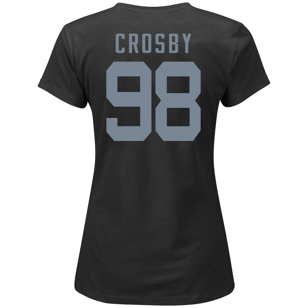 Maxx Crosby  Women's Plus Size Name & Number V-Neck T-Shirt - Las Vegas Raiders
