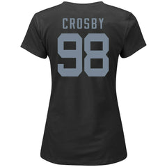 Maxx Crosby  Women's Plus Size Name & Number V-Neck T-Shirt - Las Vegas Raiders