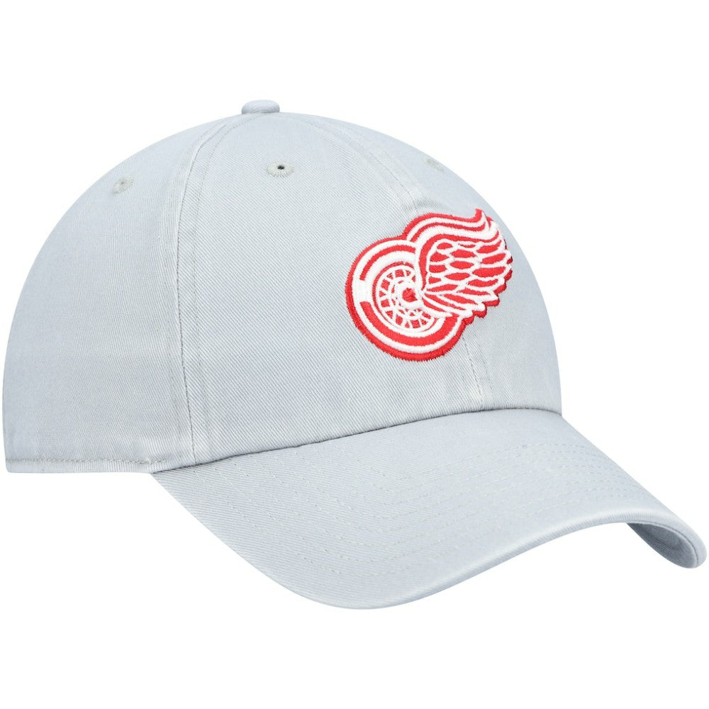 NHL Gray Detroit Red Wings '47 Team Clean Up Adjustable Hat