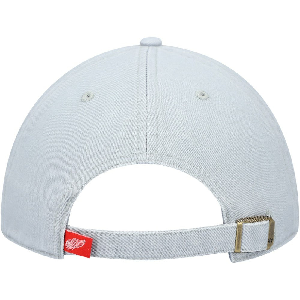 NHL Gray Detroit Red Wings '47 Team Clean Up Adjustable Hat