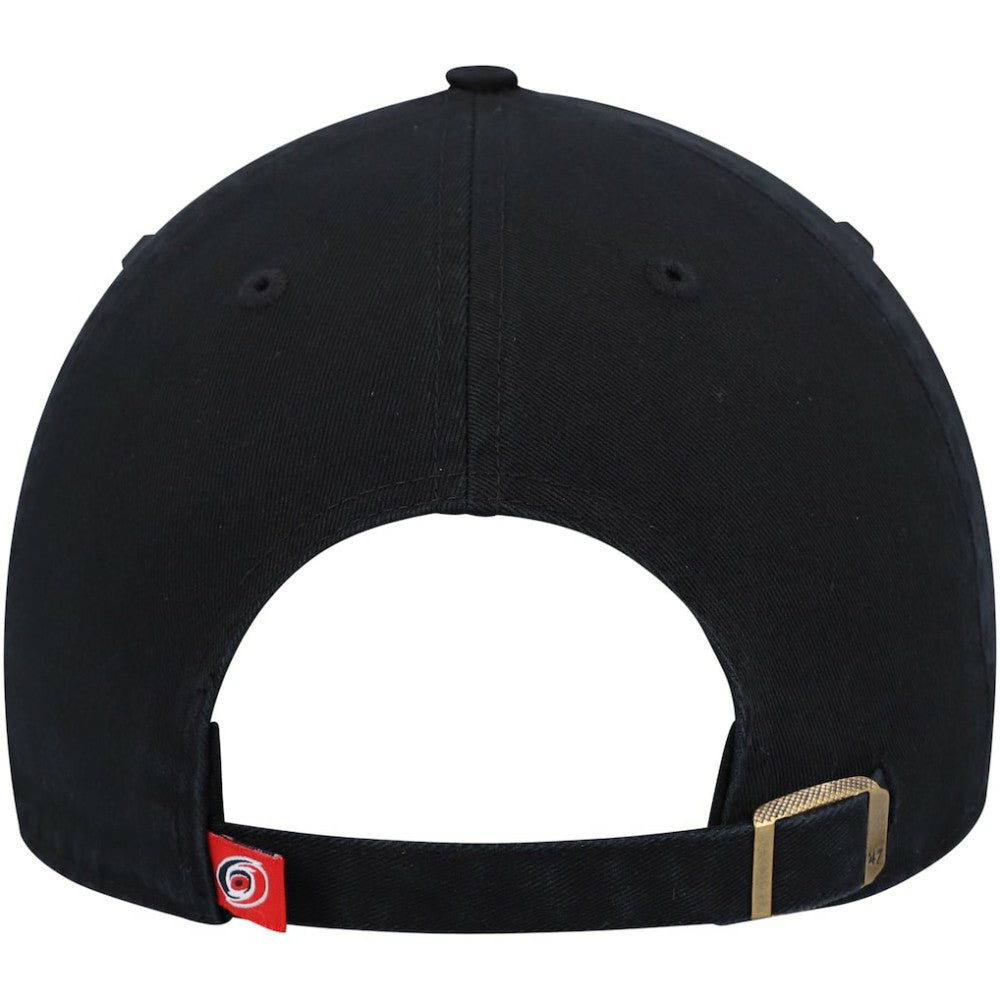 NHL Black Carolina Hurricanes '47 Team Clean Up Adjustable Hat