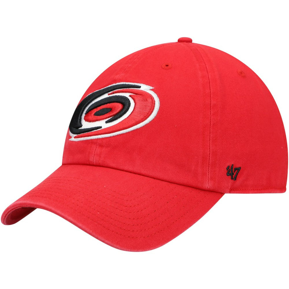 NHL Red Carolina Hurricanes '47 Team Clean Up Adjustable Hat