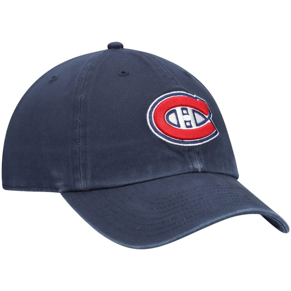 NHL Navy Montreal Canadiens '47 Team Clean Up Adjustable Hat