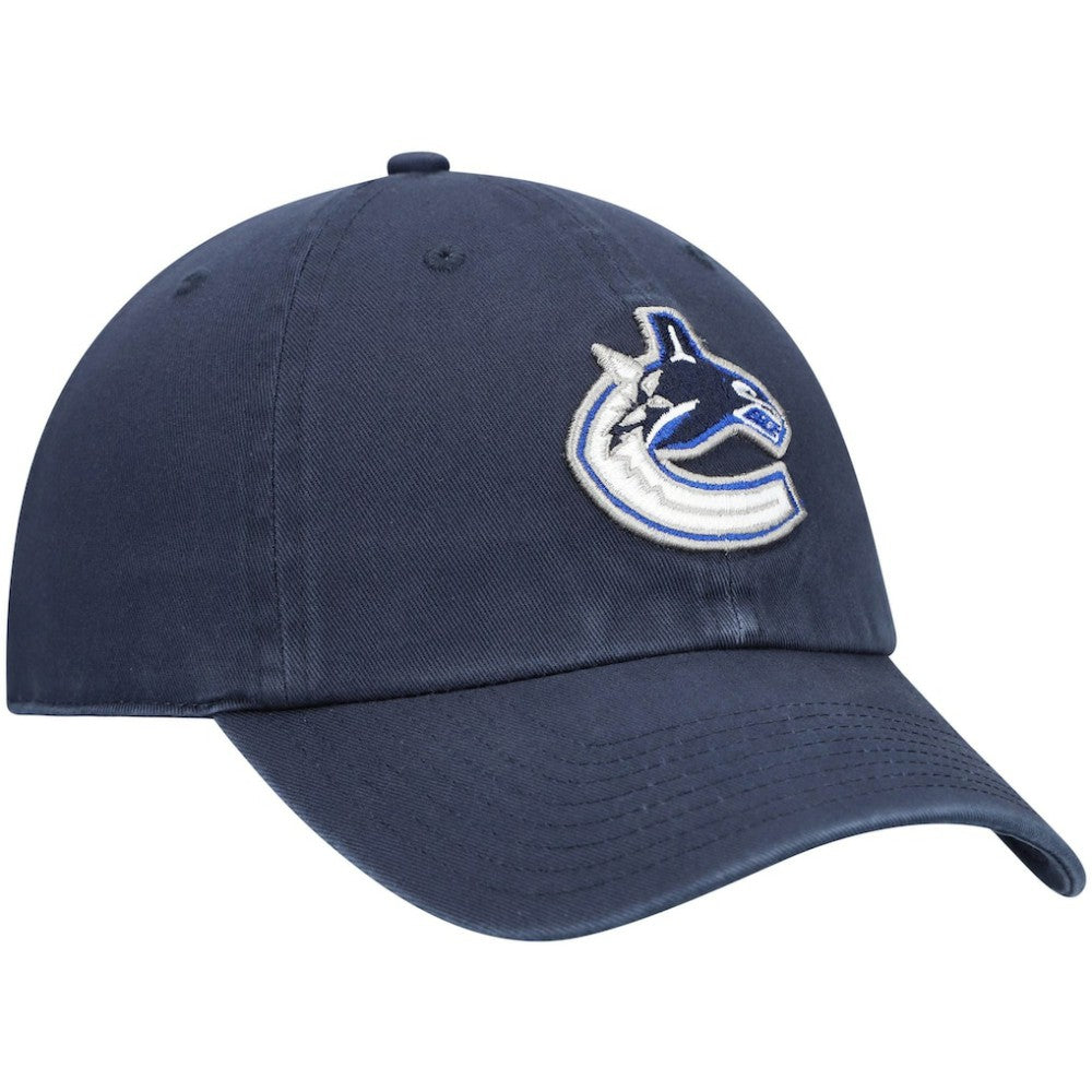 NHL Navy Vancouver Canucks '47 Team Clean Up Adjustable Hat
