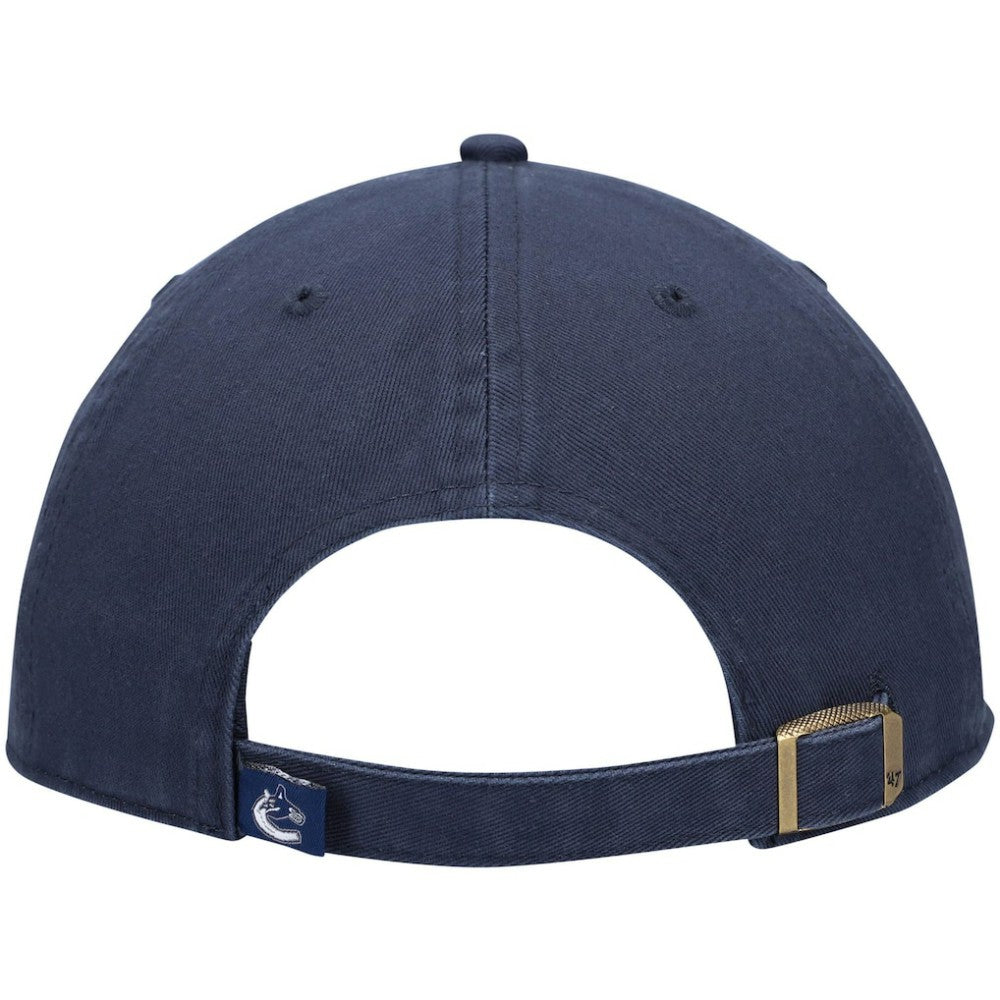 NHL Navy Vancouver Canucks '47 Team Clean Up Adjustable Hat