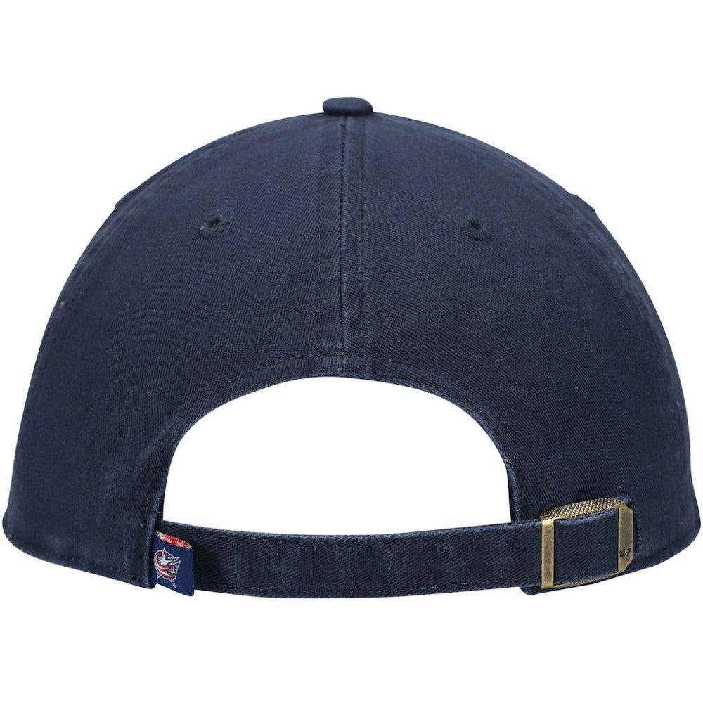 NHL Navy Columbus Blue Jackets '47 Team Clean Up Adjustable Hat