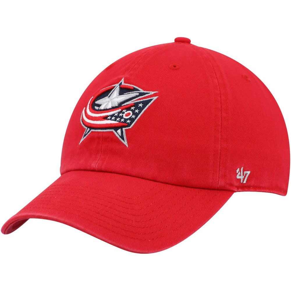 NHL Red Columbus Blue Jackets '47 Team Clean Up Adjustable Hat