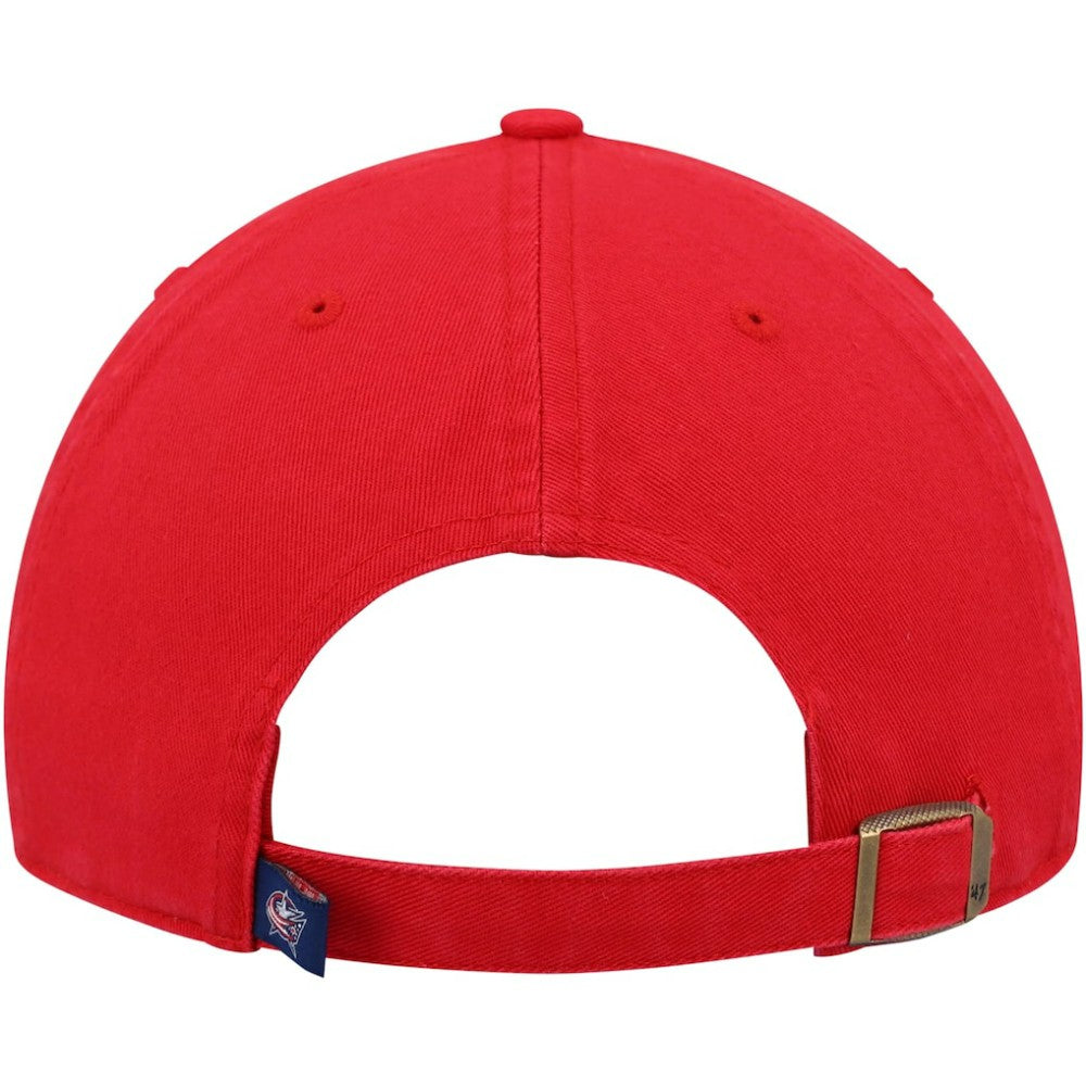 NHL Red Columbus Blue Jackets '47 Team Clean Up Adjustable Hat