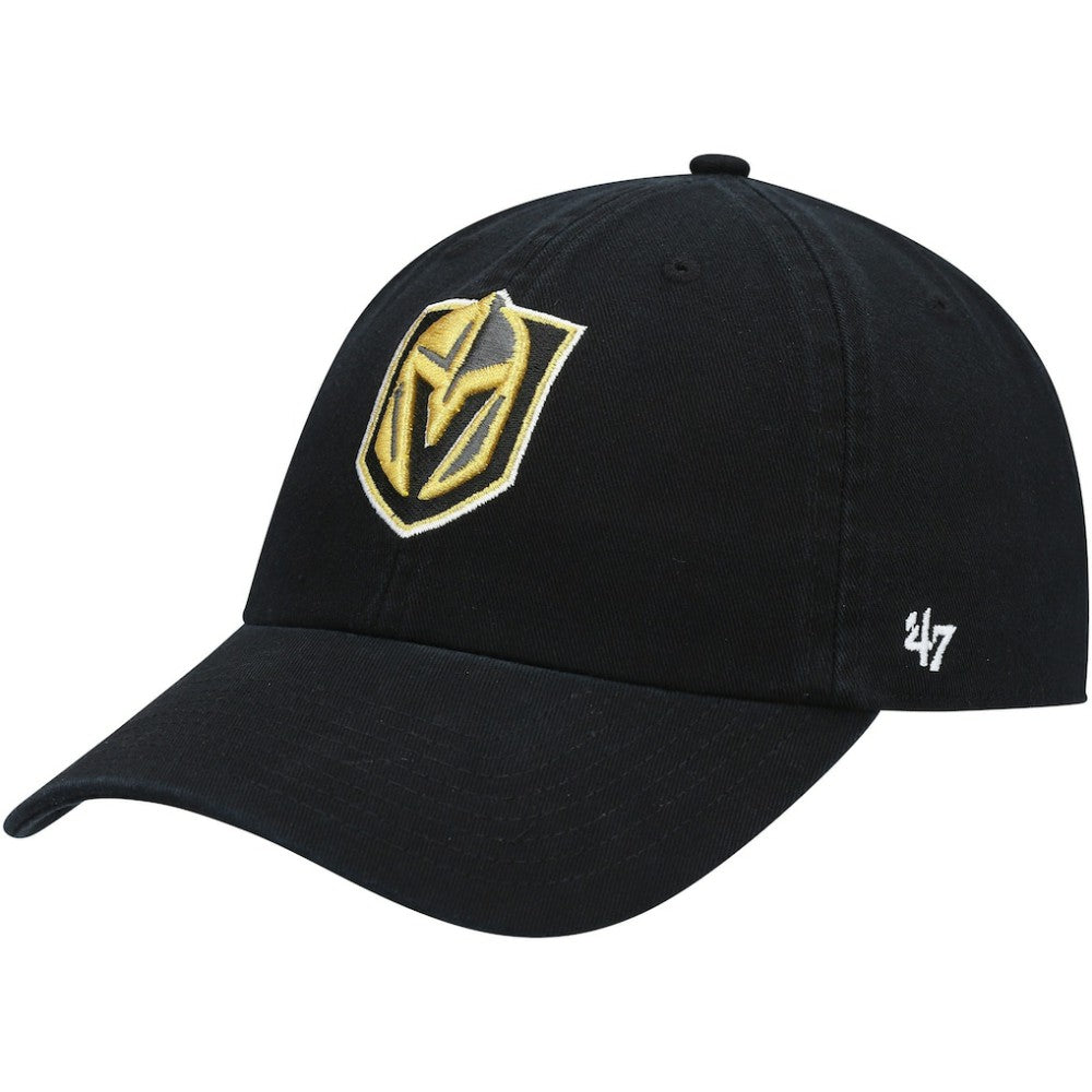 NHL Black Vegas Golden Knights '47 Team Clean Up Adjustable Hat