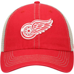 NHL Red Detroit Red Wings '47 Trawler Clean Up Trucker Snapback Hat
