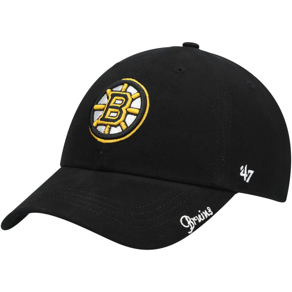 NHL Black Boston Bruins '47 Women's Team Miata Clean Up Adjustable Hat
