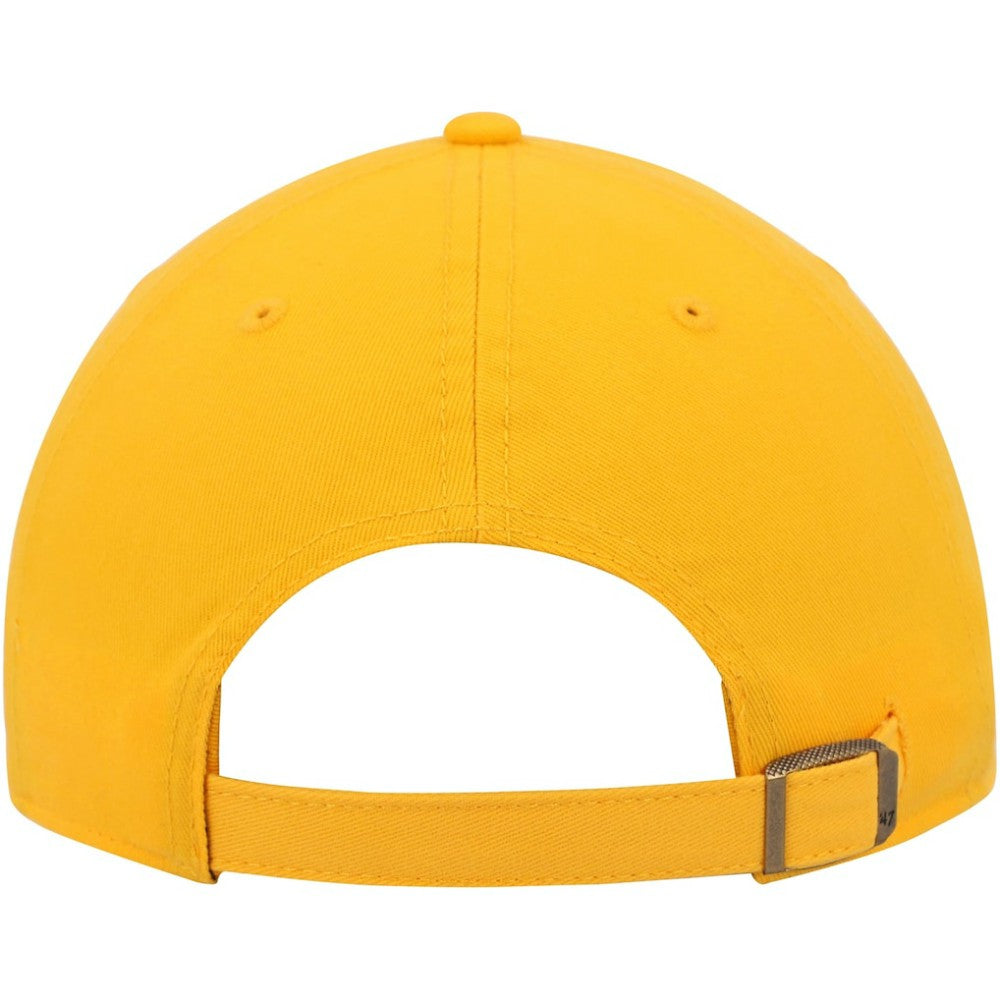 NHL Gold Pittsburgh Penguins '47 Women's Team Miata Clean Up Adjustable Hat