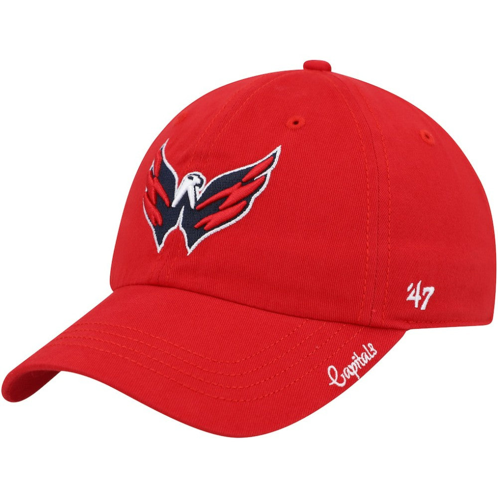 NHL Red Washington Capitals '47 Women's Team Miata Clean Up Adjustable Hat