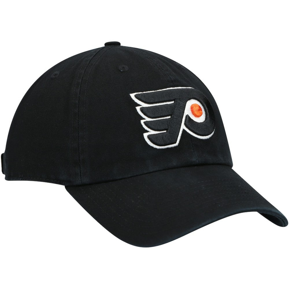 NHL Black Philadelphia Flyers '47 Team Clean Up Adjustable Hat