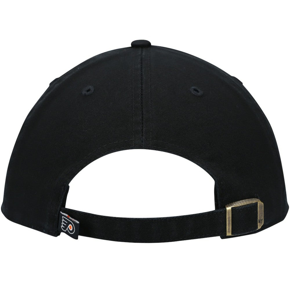 NHL Black Philadelphia Flyers '47 Team Clean Up Adjustable Hat
