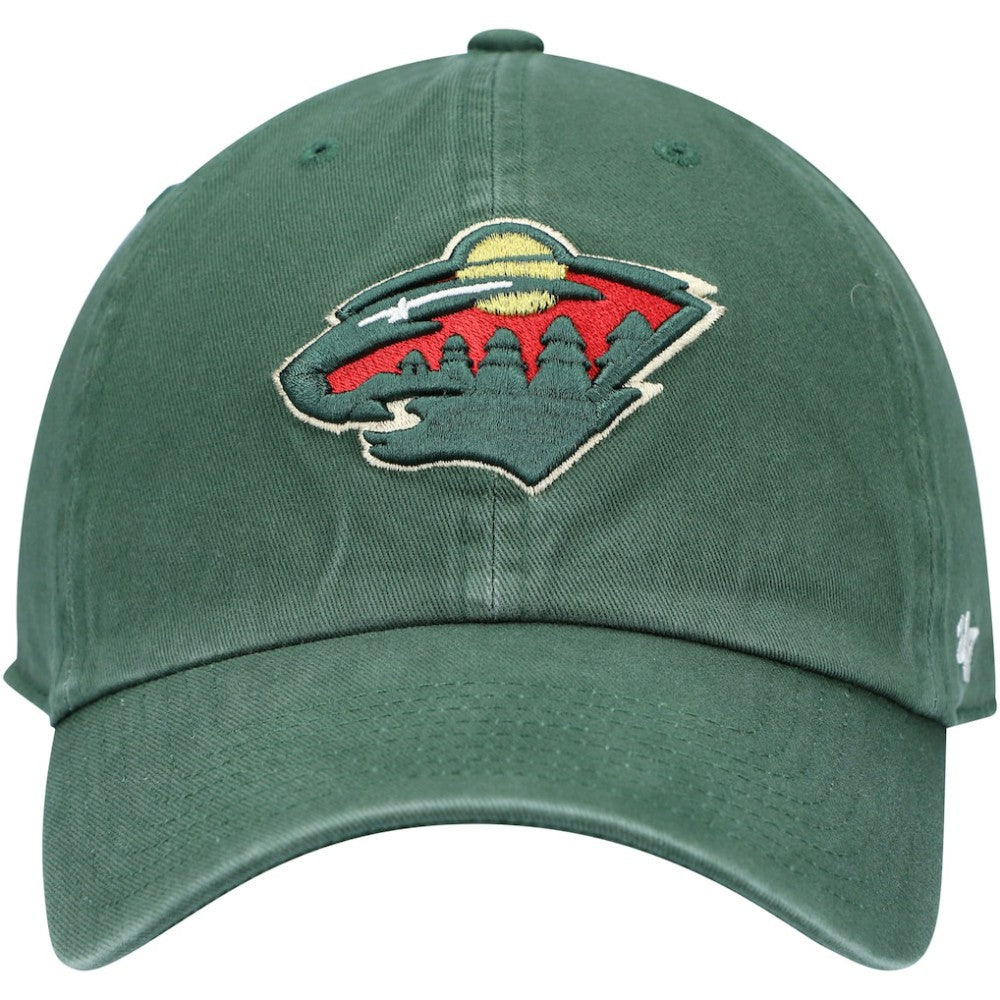 NHL Green Minnesota Wild '47 Team Clean Up Adjustable Hat