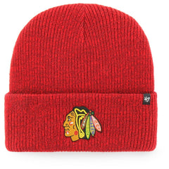 NHL Red Chicago Blackhawks '47 Brain Freeze Cuffed Knit Hat