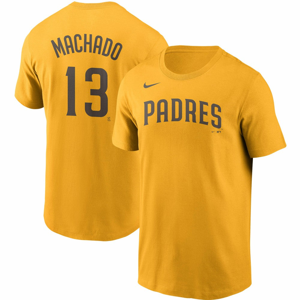 MLB Manny Machado San Diego Padres Nike Name & Number T-Shirt