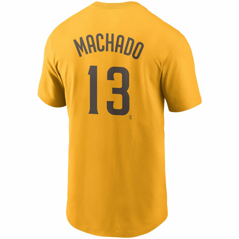 MLB Manny Machado San Diego Padres Nike Name & Number T-Shirt