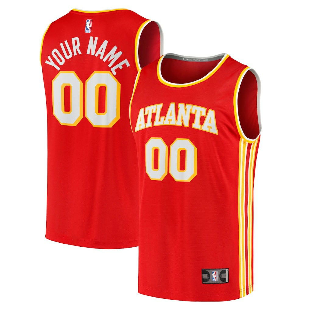 NBA Atlanta Hawks Fast Break Replica Custom Jersey