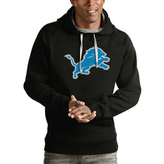 Antigua Victory Pullover Hoodie - Detroit Lions