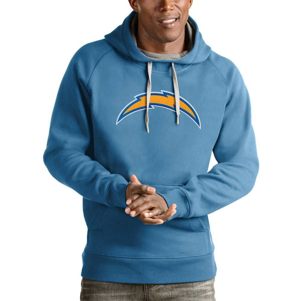 Antigua Victory Pullover Hoodie - Los Angeles Chargers