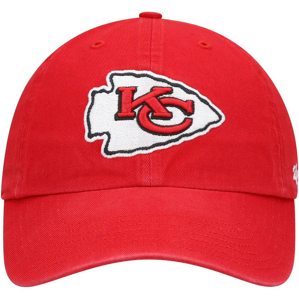 '47 Youth Logo Clean Up Adjustable Hat - Kansas City Chiefs