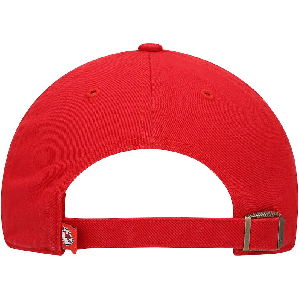 '47 Youth Logo Clean Up Adjustable Hat - Kansas City Chiefs