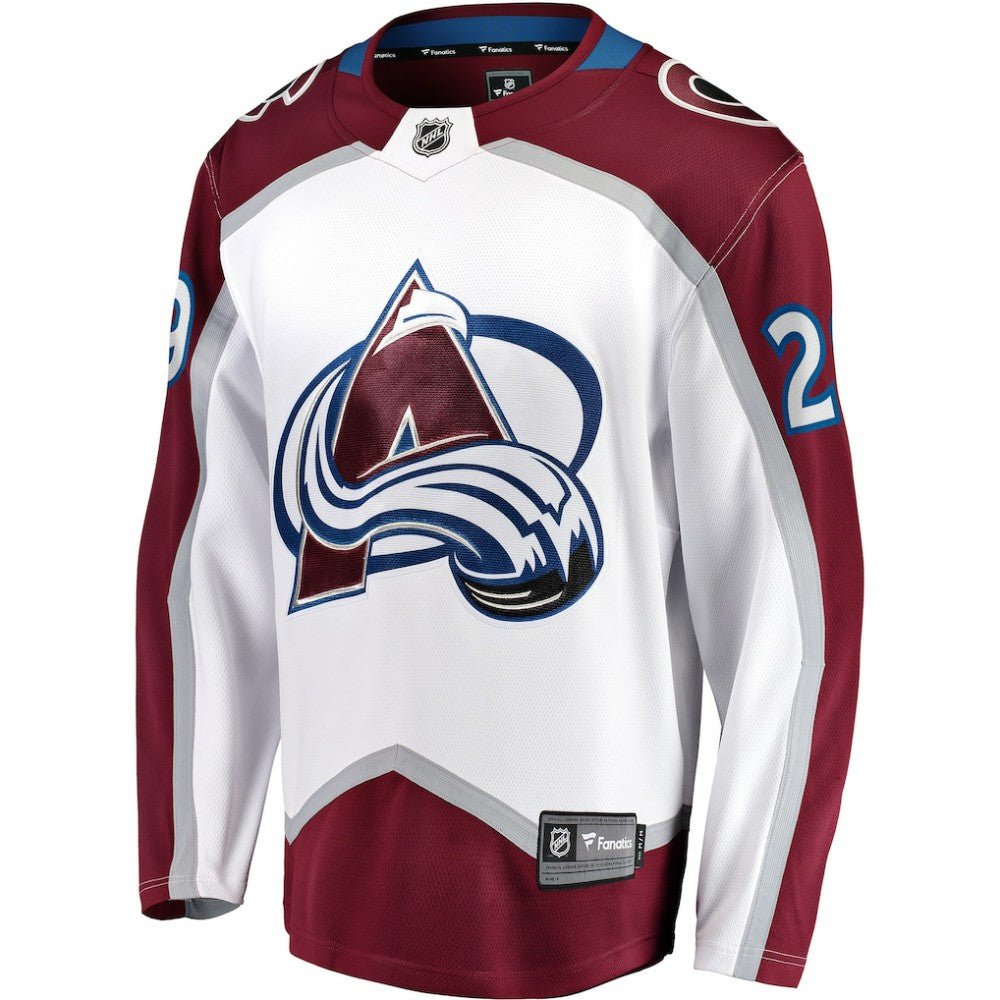NHL White Nathan MacKinnon Colorado Avalanche Fanatics Breakaway Jersey