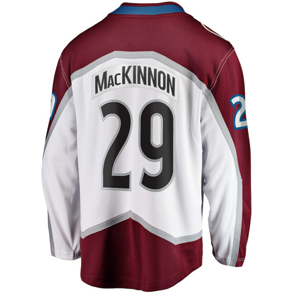 NHL White Nathan MacKinnon Colorado Avalanche Fanatics Breakaway Jersey
