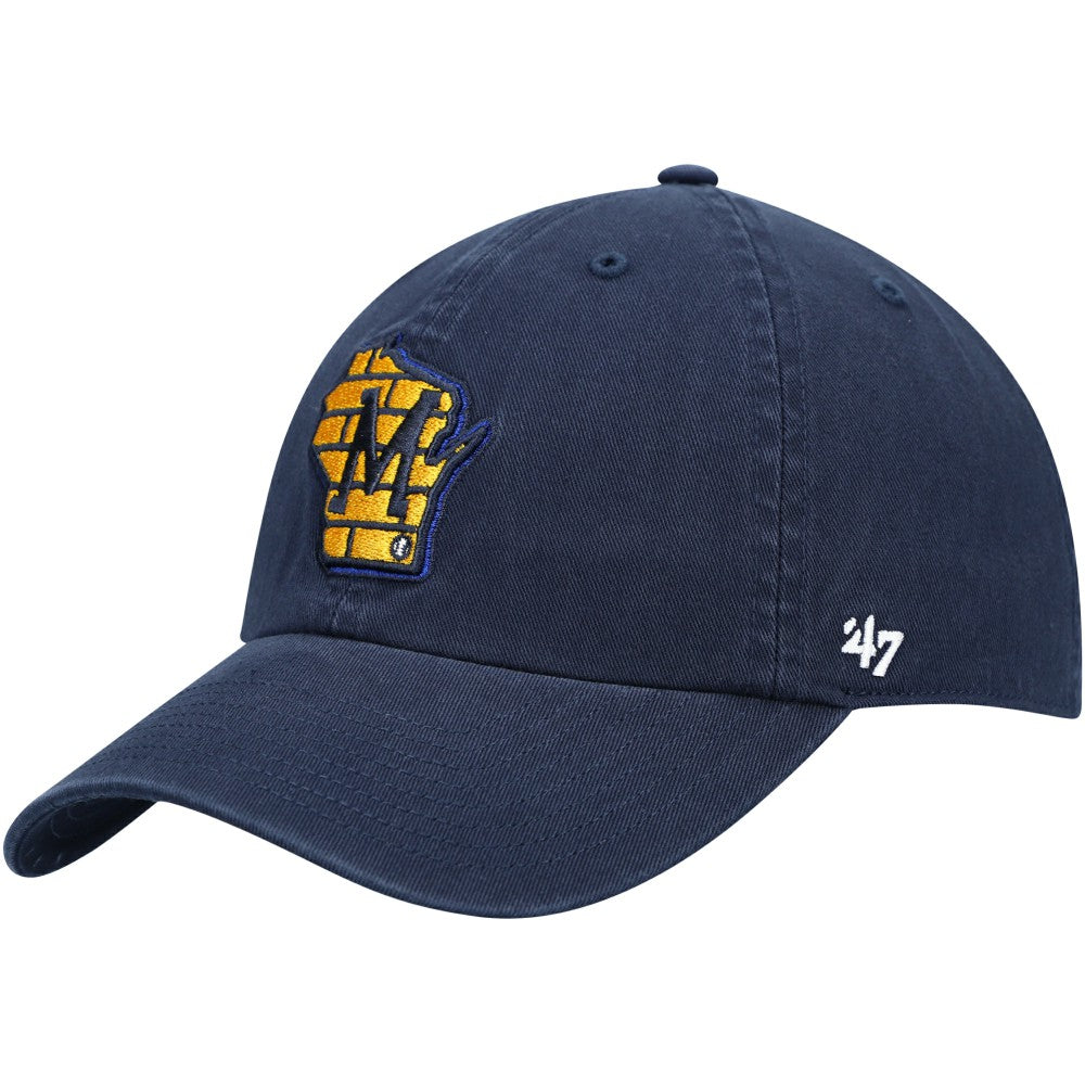 MLB Milwaukee Brewers '47 Clean Up Adjustable Hat