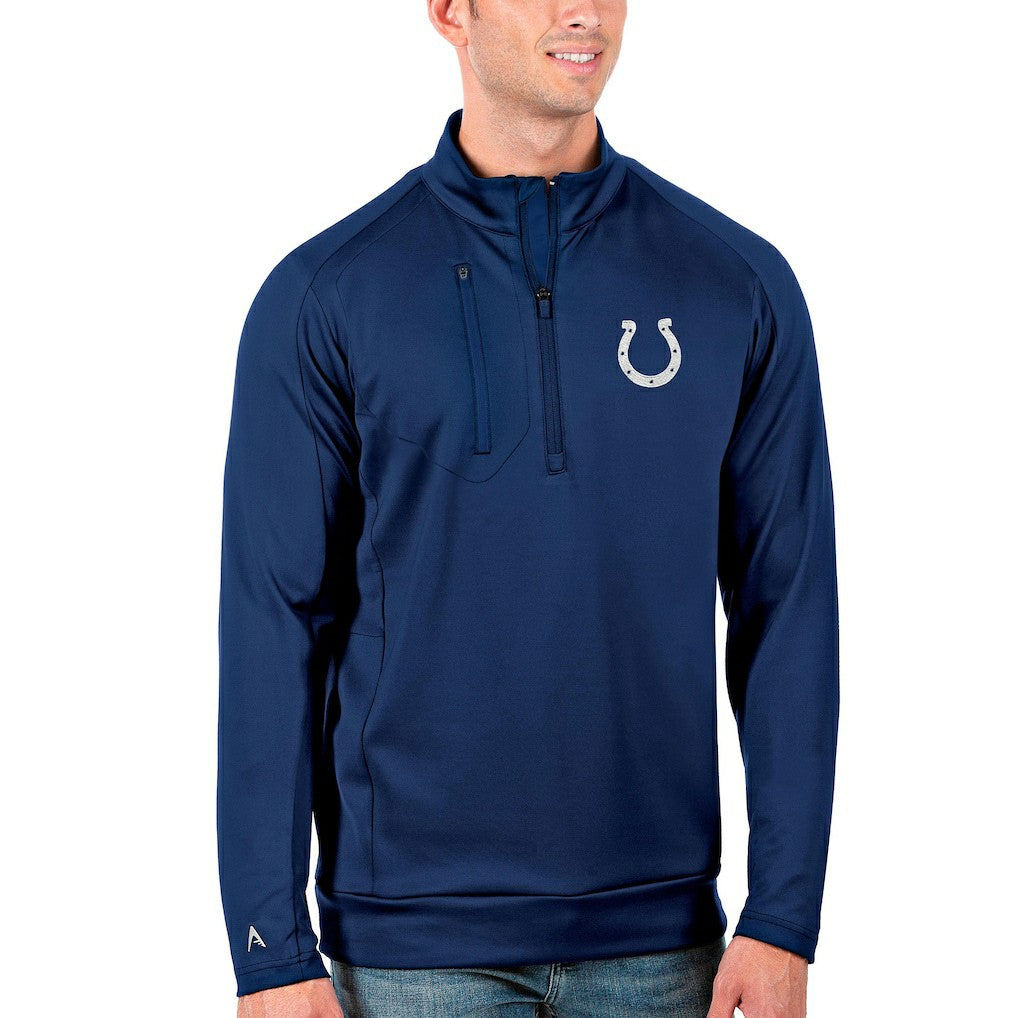 Antigua Generation Quarter-Zip Pullover Jacket - Indianapolis Colts