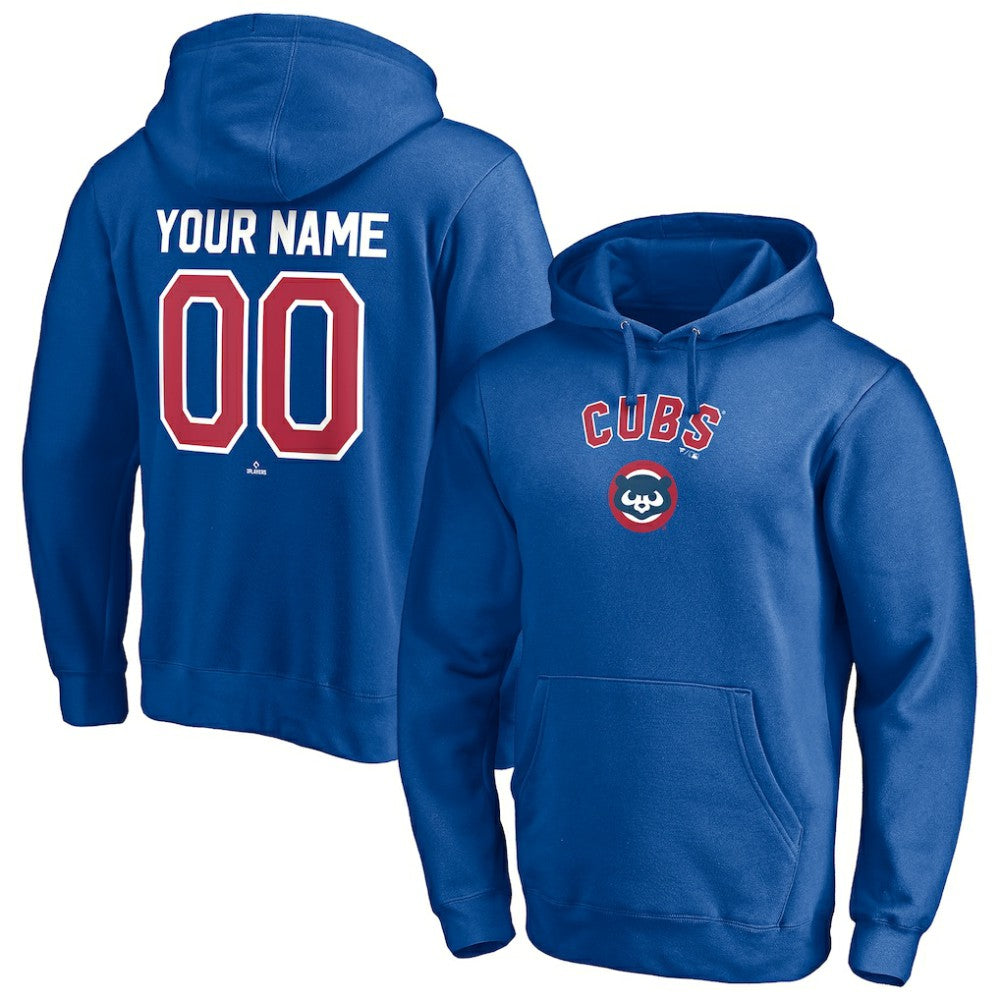 MLB Chicago Cubs Cooperstown Winning Streak Personalized Name & Number Pullover Hoodie