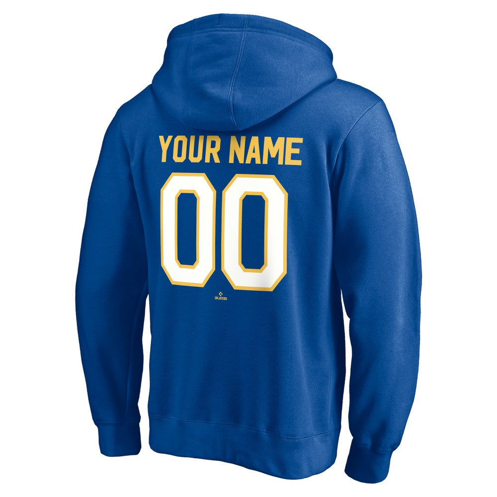 MLB Milwaukee Brewers Cooperstown Winning Streak Personalized Name & Number Pullover Hoodie
