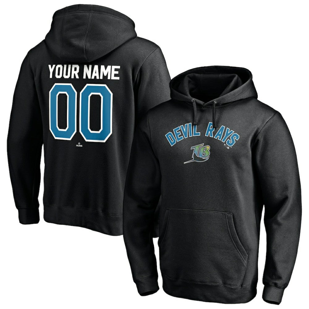 MLB Tampa Bay Rays Cooperstown Winning Streak Personalized Name & Number Pullover Hoodie