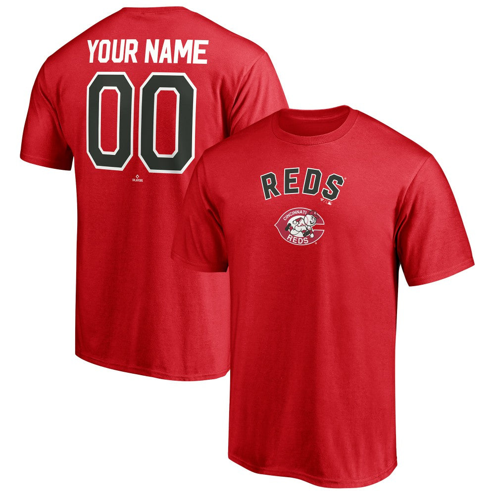 MLB Cincinnati Reds Cooperstown Winning Streak Personalized Name & Number T-Shirt
