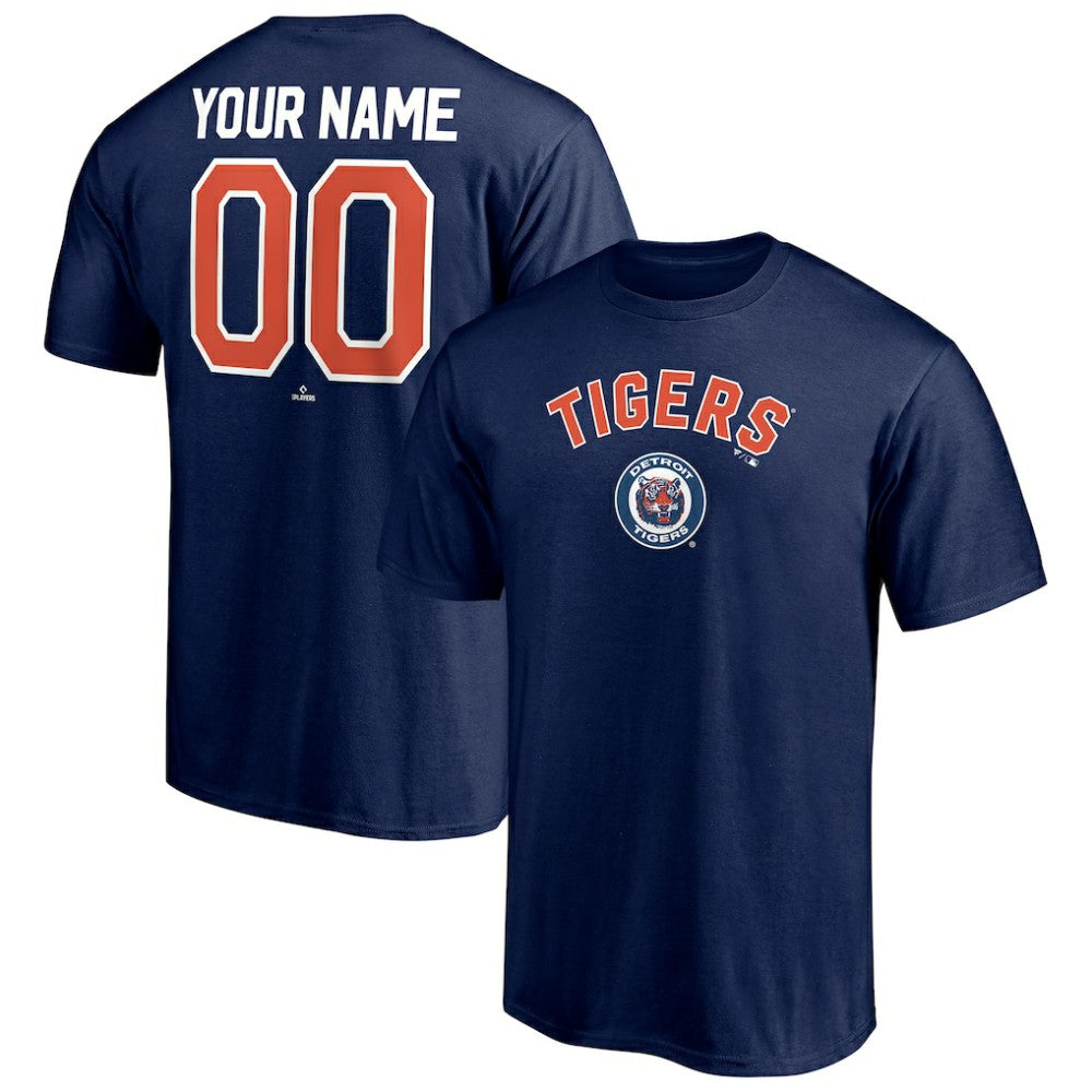 MLB Detroit Tigers Cooperstown Winning Streak Personalized Name & Number T-Shirt