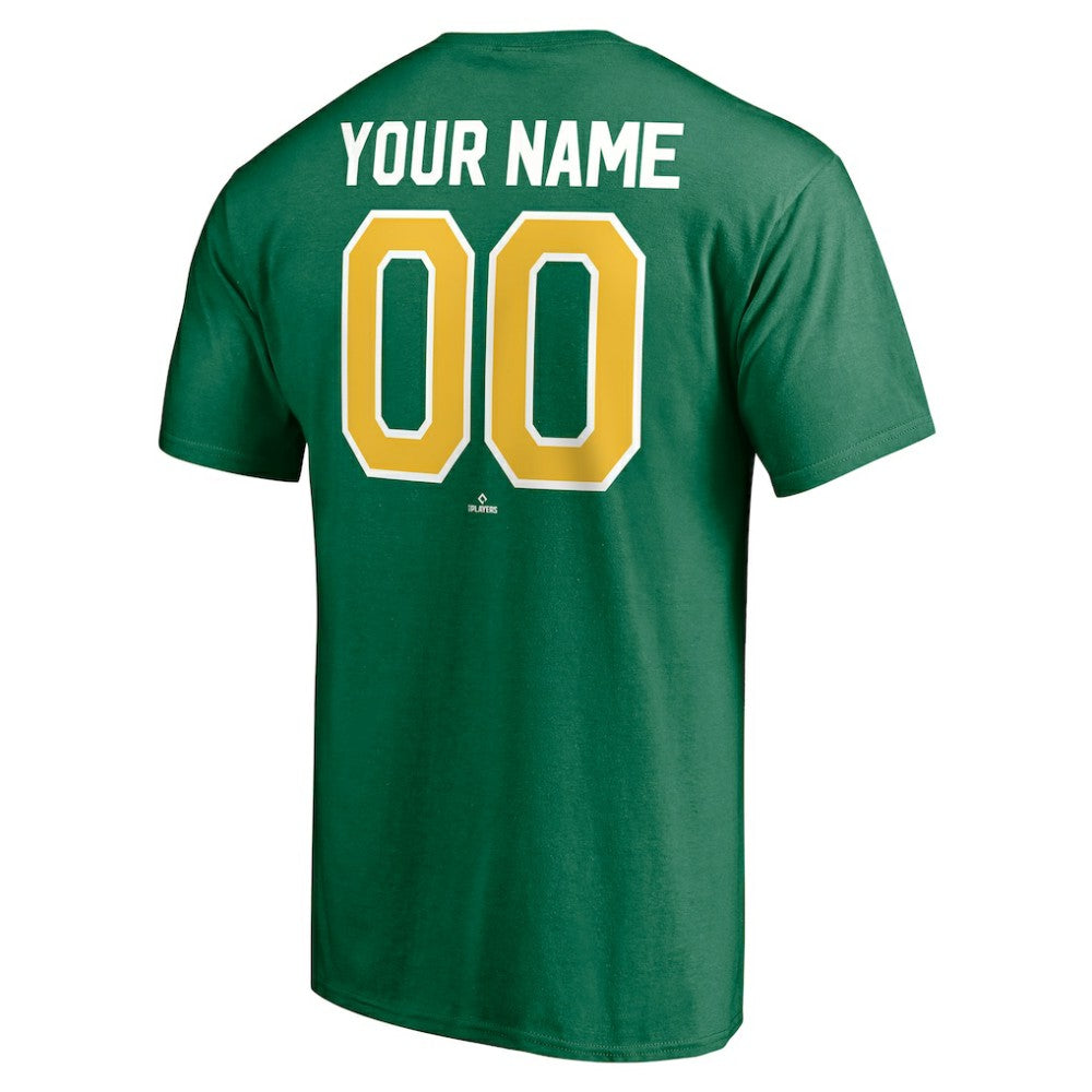 MLB Athletics Cooperstown Winning Streak Personalized Name & Number T-Shirt
