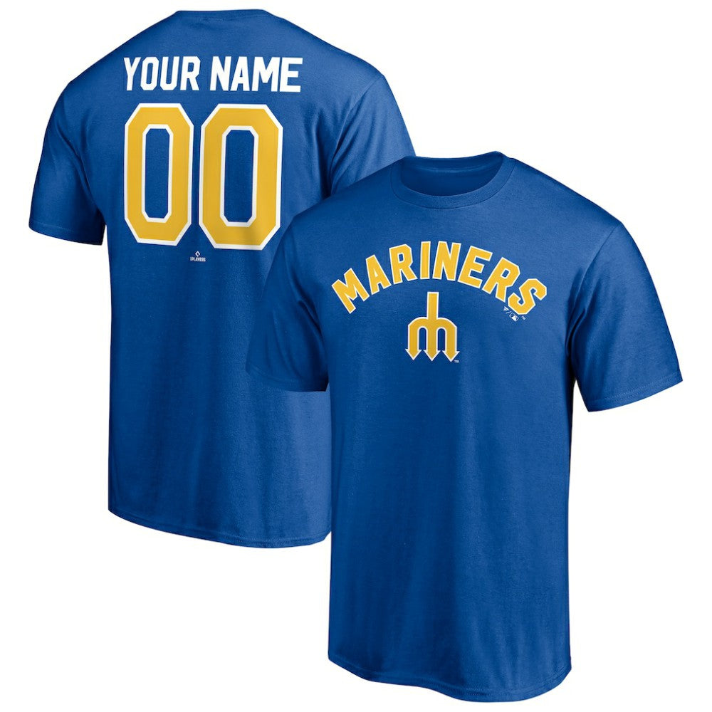 MLB Seattle Mariners Cooperstown Winning Streak Personalized Name & Number T-Shirt