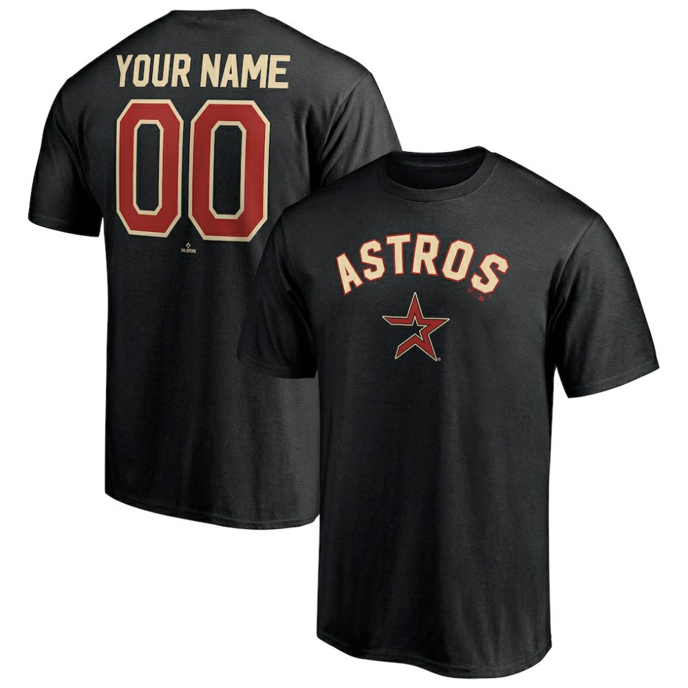 MLB Houston Astros Cooperstown Winning Streak Alternate Personalized Name & Number T-Shirt