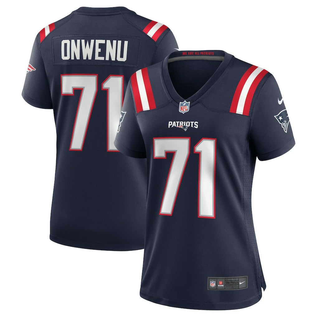 Mike Onwenu  Women's Game Jersey - New England Patriots