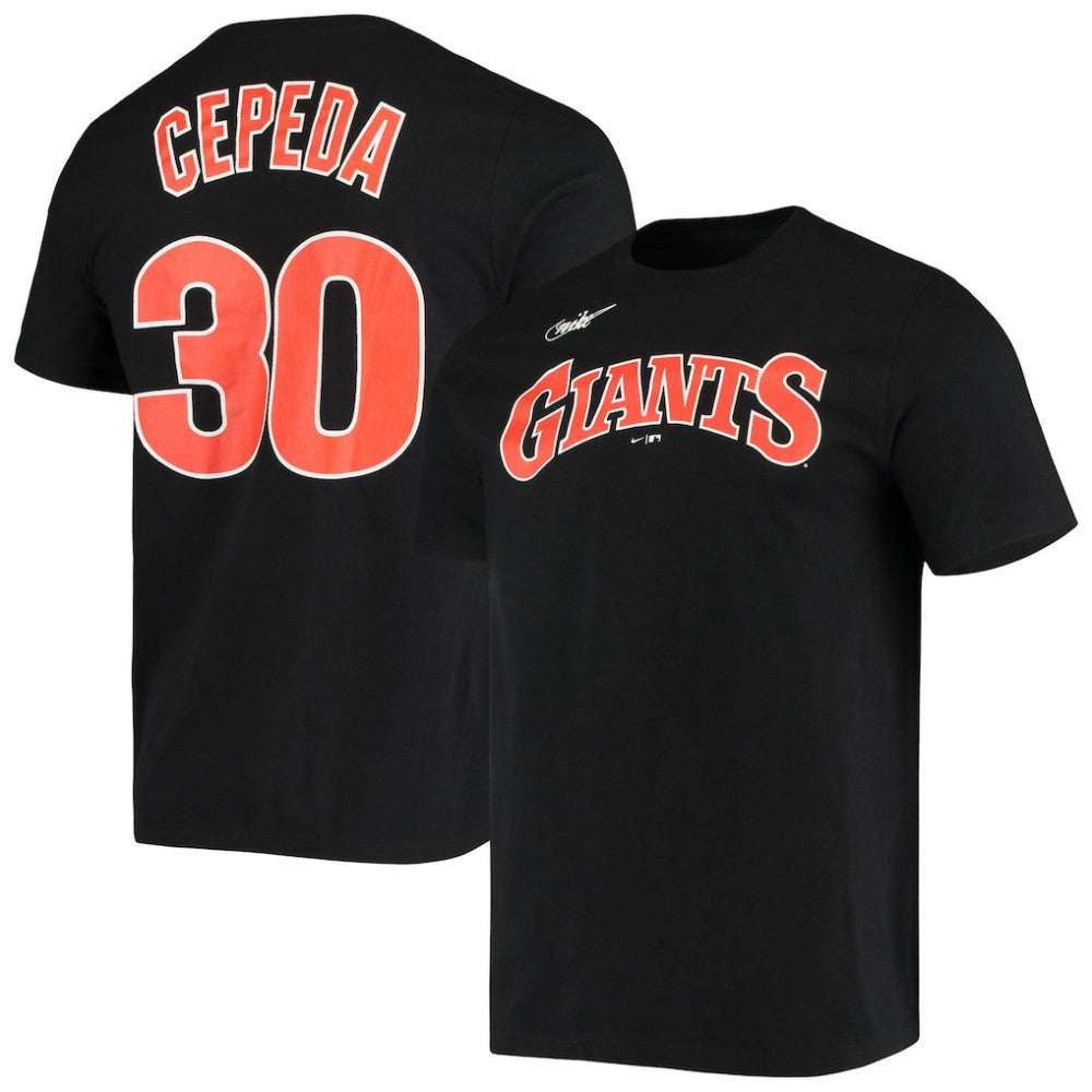 MLB Orlando Cepeda San Francisco Giants Nike Name & Number T-Shirt