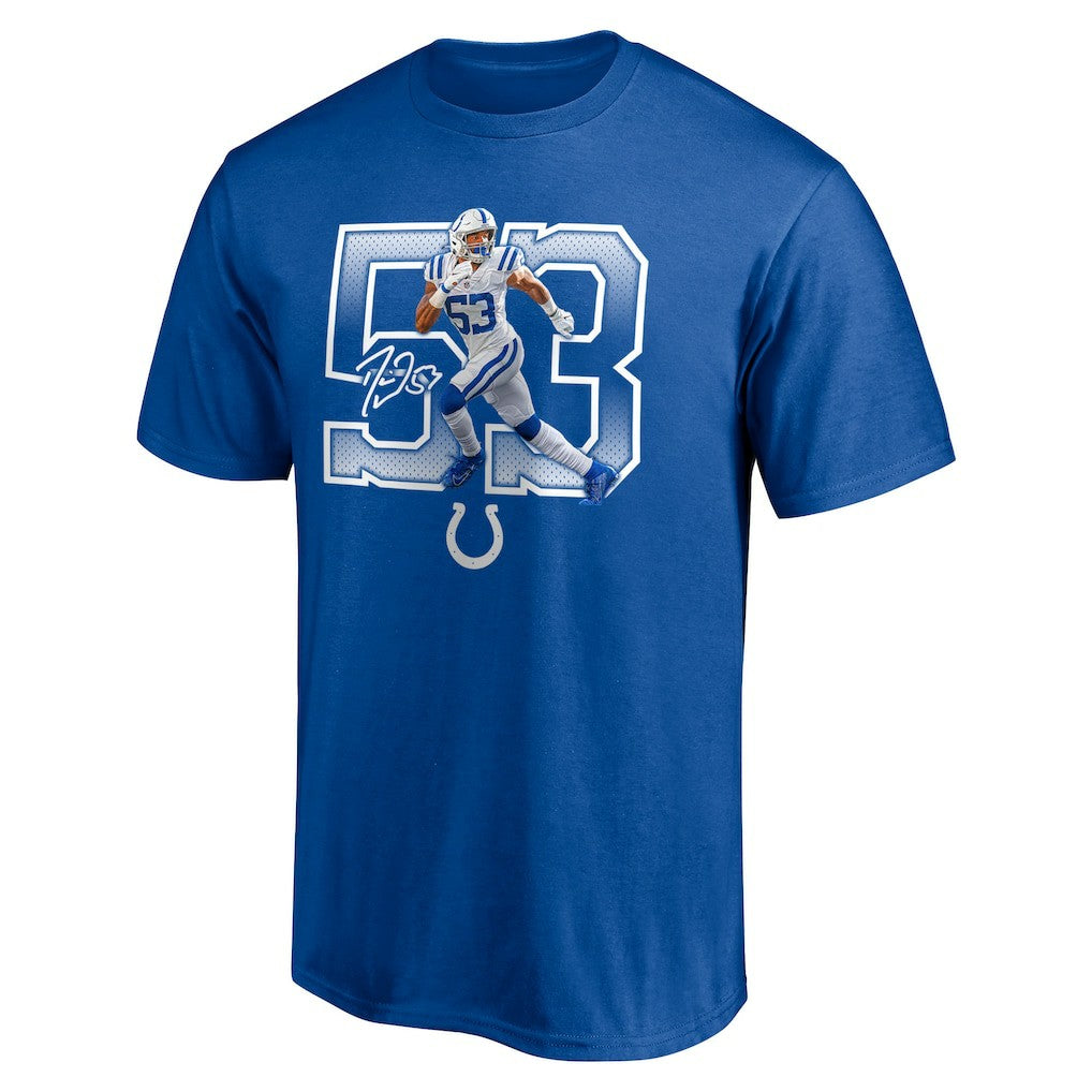 Shaquille Leonard  Powerhouse Player Graphic T-Shirt - Indianapolis Colts