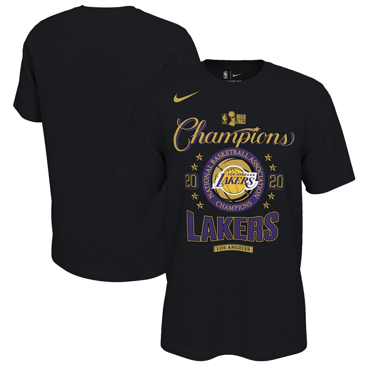 NBA Los Angeles Lakers 2020 NBA Finals Champions Locker Room T-Shirt