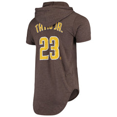MLB Fernando Tatis Jr. San Diego Padres Majestic Threads Softhand Player Tri-Blend Hoodie T-Shirt