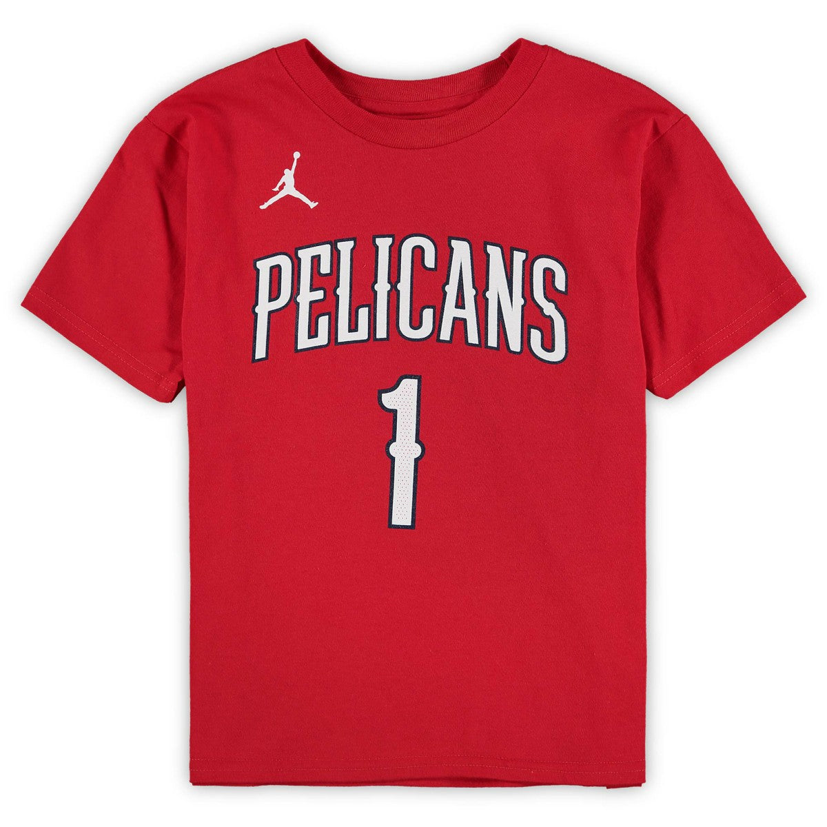 NBA Zion Williamson New Orleans Pelicans Jordan Brand Preschool Statement Edition Name & Number T-Shirt