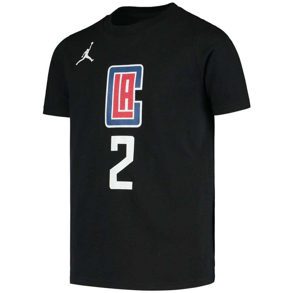 NBA Kawhi Leonard LA Clippers Jordan Brand Youth Statement Edition Name & Number T-Shirt